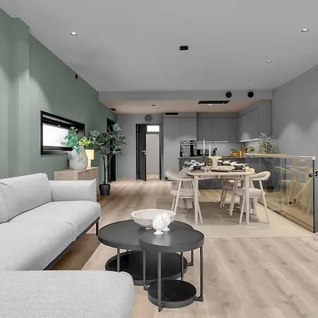 Large, Modern With Amazing Views And Heated Indoor Garage 公寓 特罗姆瑟